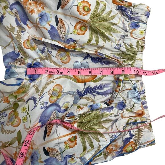 The Lazy Poet Sissy Blue Jungle Lush Pajama Set Size Medium Unique Lounge - Picture 10 of 14